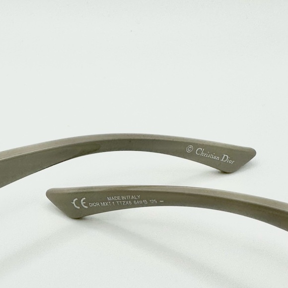 DIOR Oversized Sunglasses with Brown Gradient Lenses and Gray temples